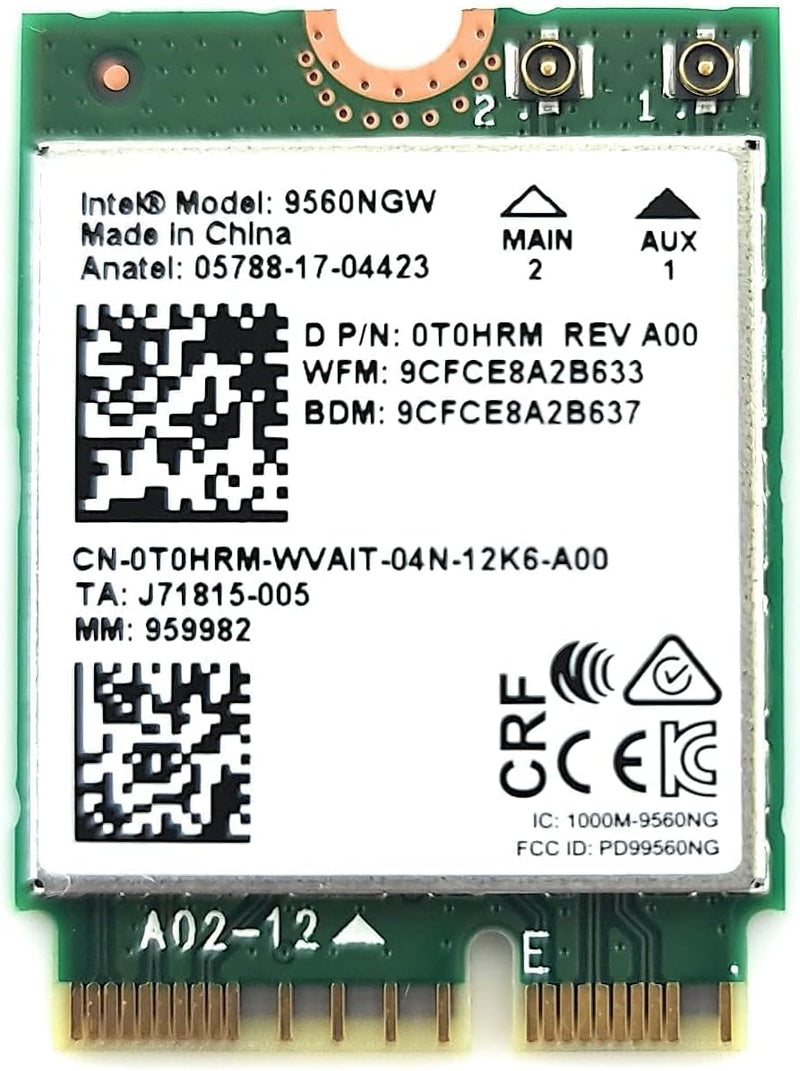 Intel 9560.NGWG.NV Wireless-AC Gigabit WiFi Adapter — main product image