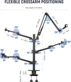 Neewer 10102920 Overhead Camera Stand Desk Mount