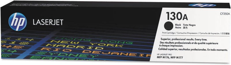 HP CF350A 130A Black LaserJet Toner Cartridge — main product image