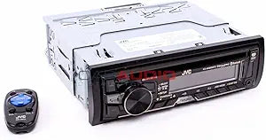 JVC KDAR865BTS Arsenal Single Din Bluetooth Car Stereo Receiver — main product image
