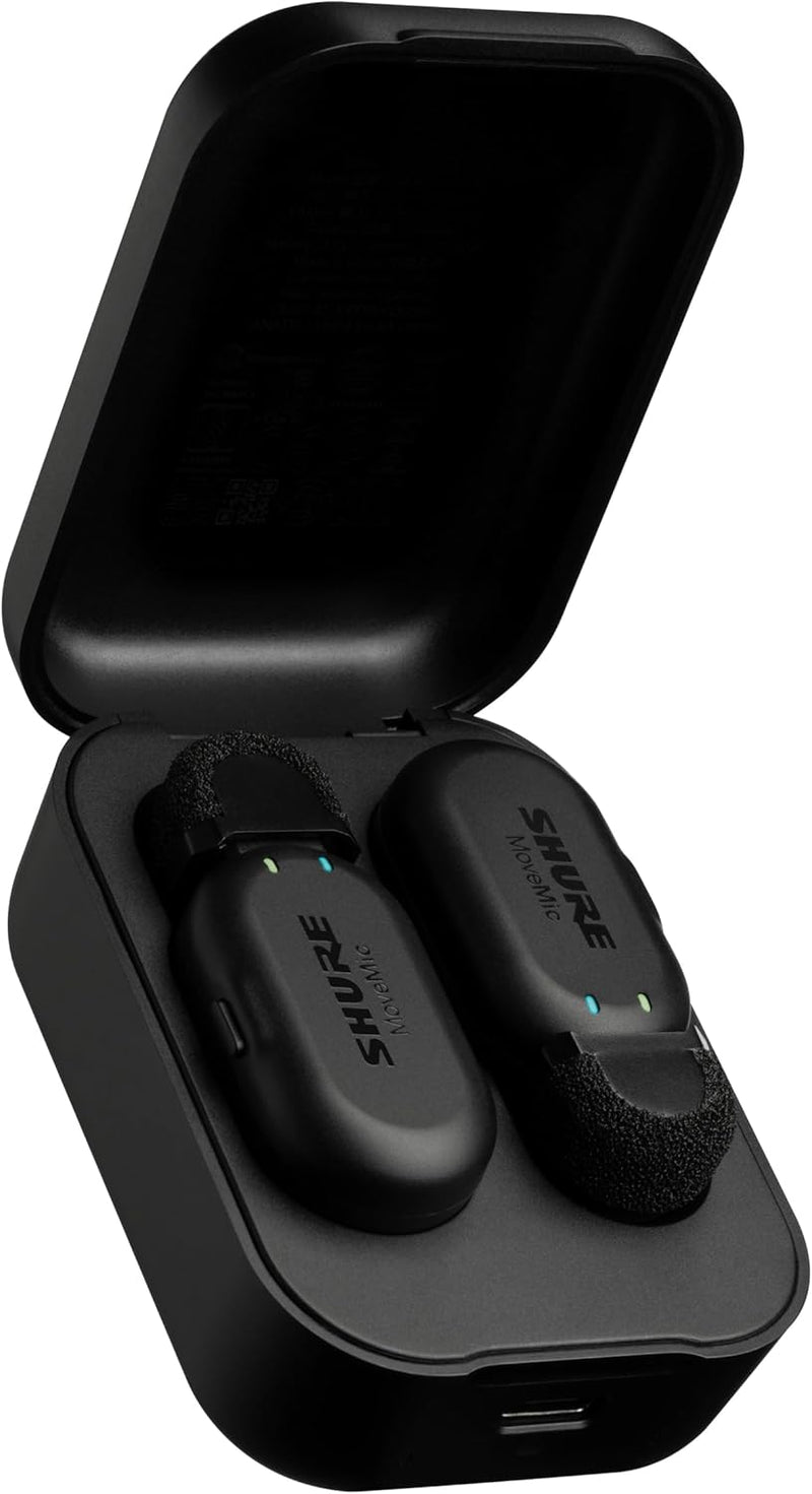 Shure MV-TWO-Z7 MoveMic Two Wireless Lavalier Microphones — main product image