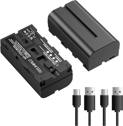 FEELWORLD AA-ANP55-OF-EU NP-F550 Battery USB-C Rechargeable