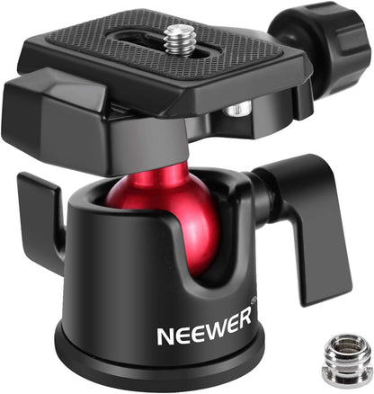 Neewer 10090348 Camera Tripod Ball Head with Quick Plate