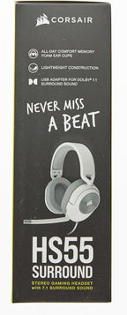 Corsair CA-9011266 HS55 Surround Wired Gaming Headset White