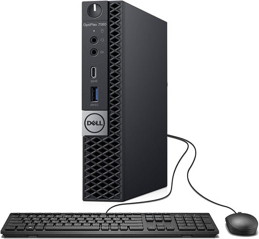 Dell 7060 Micro Desktop i5, 16GB, 512GB SSD, Windows 11 (Renewed)