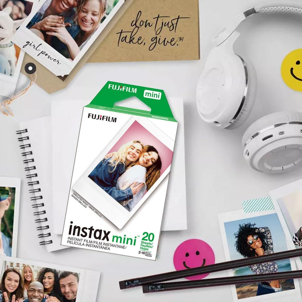 Fujifilm INSTAX MINI FILM VALUE PACK - 20 Exposures + Cleaning Cloth