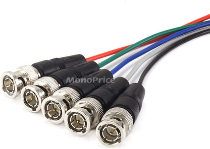 Monoprice 100566 VGA HD-15 to 5 BNC RGB Video Cable
