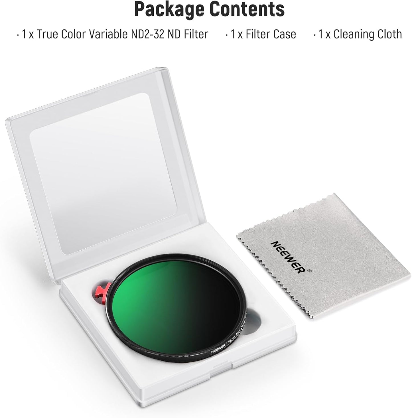 Neewer NW SERIES S 49mm Variable ND Filter: True Color ND2-32