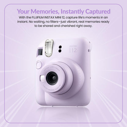 Fujifilm INSTAX Mini 12 Holiday Bundle Lilac Purple