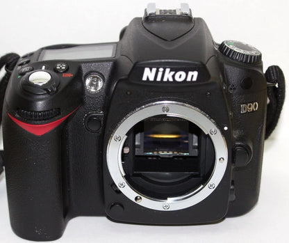 Nikon 25446 D90 DX-Format CMOS DSLR Camera (Body Only) Renewed