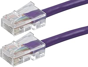 Monoprice 113177 Cat5e Ethernet Cable - 50ft, Purple, ZeroBoot