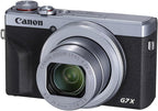 Canon 3638C001 PowerShot G7 X Mark III Silver Camera Bundle Renewed