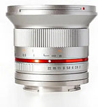 Rokinon RK12M-FX-SIL 12mm F2.0 Ultra Wide Fujifilm Lens