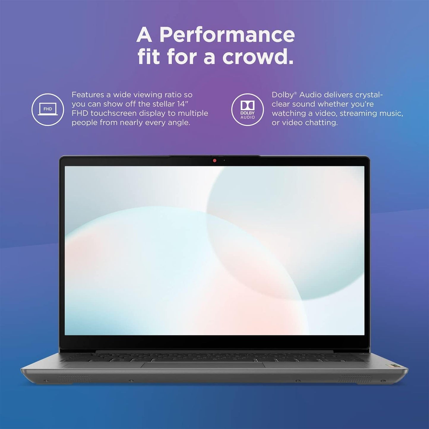 Lenovo IdeaPad 3 i7 14" FHD Laptop with 20GB RAM