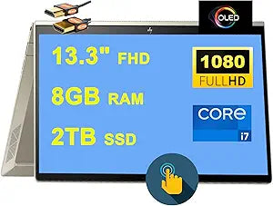 HP ENVY x360 13" 2-in-1 OLED i7 8GB 2TB SSD Laptop