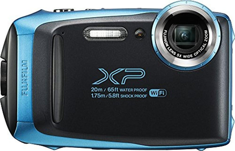 Fujifilm FinePix XP120 Sky Blue Waterproof Camera — main product image