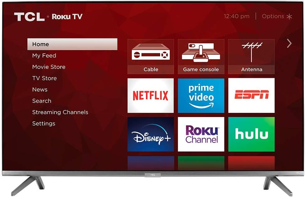 TCL 55R635 55" 4K Roku TV & TS8111 Alto Soundbar