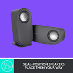 Logitech 980-001347 Z407 Bluetooth Computer Speakers with Subwoofer