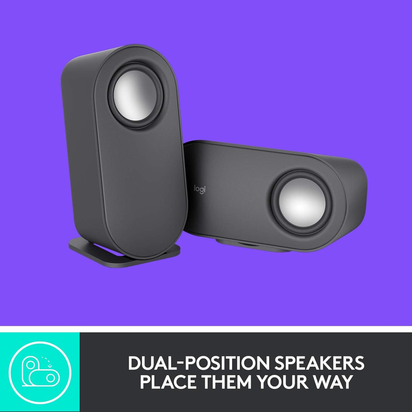 Logitech 980-001347 Z407 Bluetooth Computer Speakers with Subwoofer