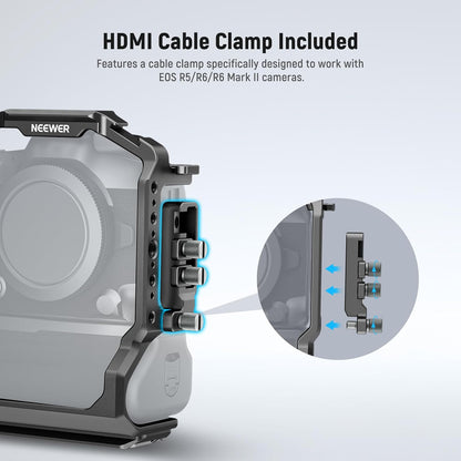 NEEWER 10102640 Camera Cage EOS R5 R6 Battery Grip