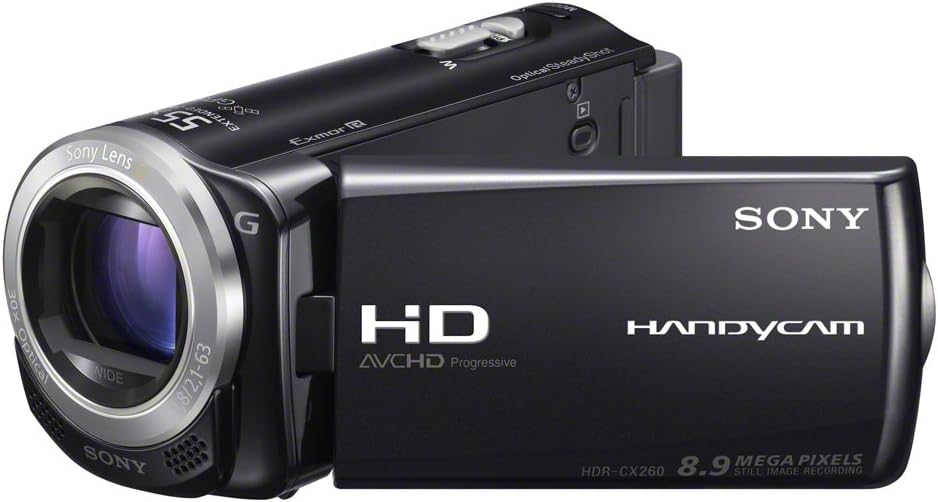 Sony HDR-CX260V Handycam Camcorder 30x Zoom Black