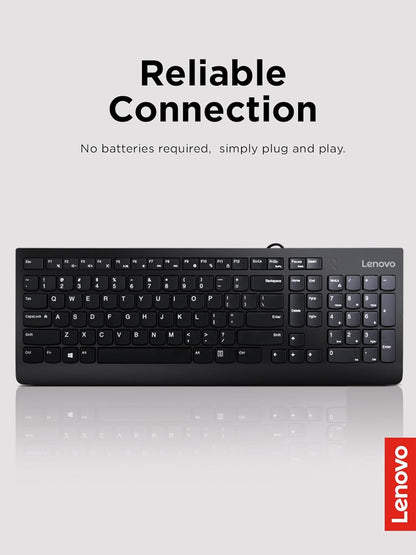 Lenovo GX30M39655 300 USB Wired Ergonomic Keyboard