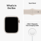 Apple Watch Series 8 GPS + Cellular 41mm Starlight Renewed