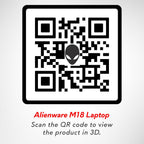 Alienware AWM18-7728BLK-PUS M18 i7 RTX 4070 Gaming Laptop