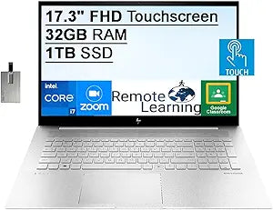 HP Envy 17" FHD Touchscreen i7 32GB RAM Laptop