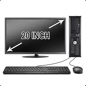 Dell 780 Optiplex Desktop PC 20" Monitor Renewed