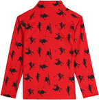 Spyder 38C125308 Boys Ski Day Half Zip T-Neck - Fleece