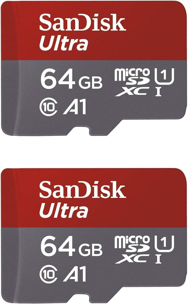 SanDisk SDSQUAR-064G-2PK 64GB MicroSDXC 2-Pack — main product image