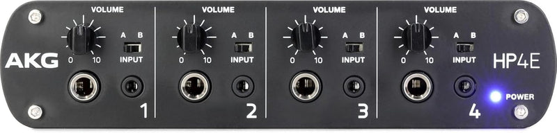 AKG HP4E 4-Channel Headphone Amplifier - Professional — main product image