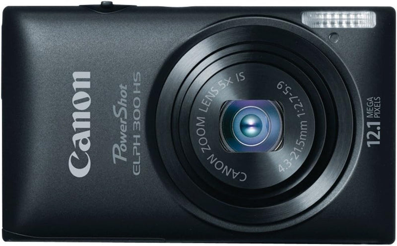 Canon 5096B001 PowerShot ELPH 300 HS 12.1MP Digital Camera - Black — main product image