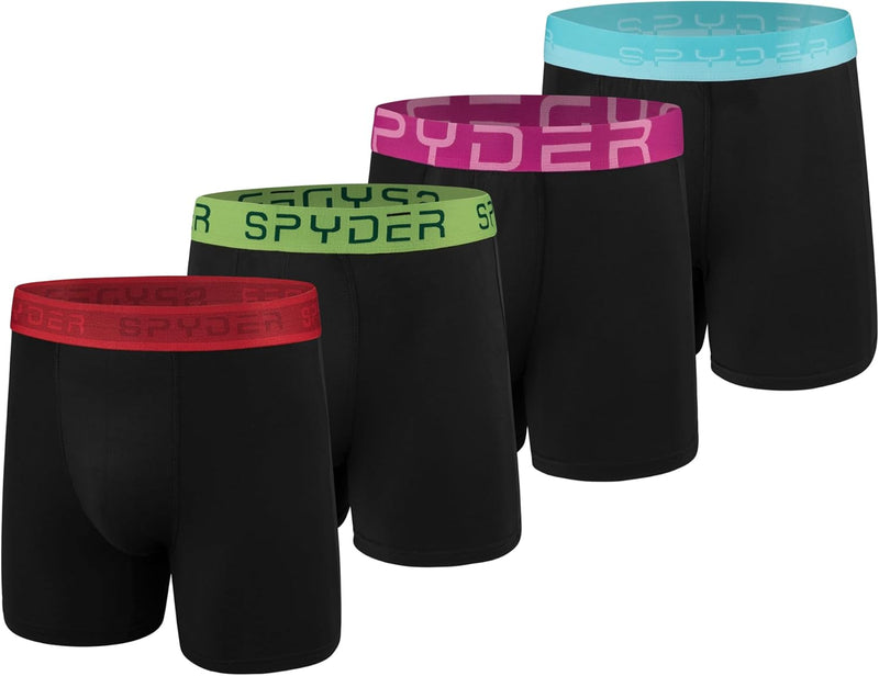 Spyder WD19 Men's Boxer Briefs 4-Pack — main product image