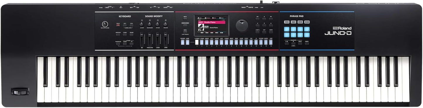Roland JUNO-D8 88-Key Synthesizer Keyboard Bundle