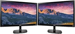 LG E1LG22MP48HQP 22-inch Full HD IPS Dual Monitor Bundle