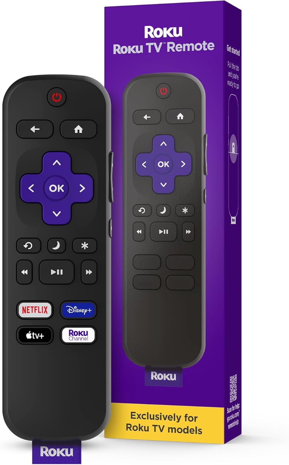 Roku RCC1R Official TV Replacement Remote