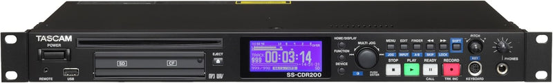 Tascam SS-CDR200 Rackmount Solid State CD Recorder — main product image