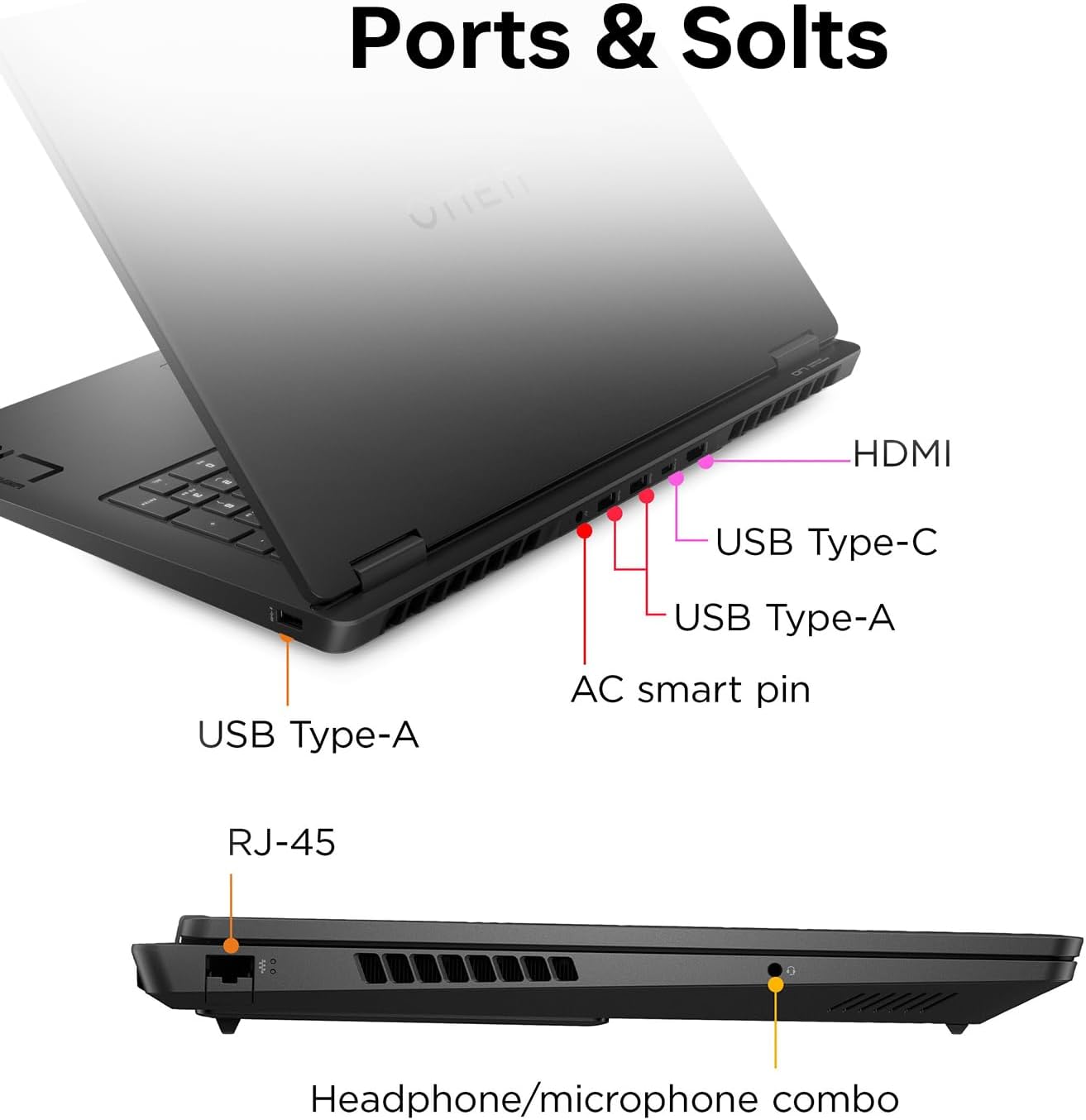 HP OMEN TPN-Q299 17.3" 144Hz Ryzen 9 RTX 4060 AI Gaming Laptop Bundle