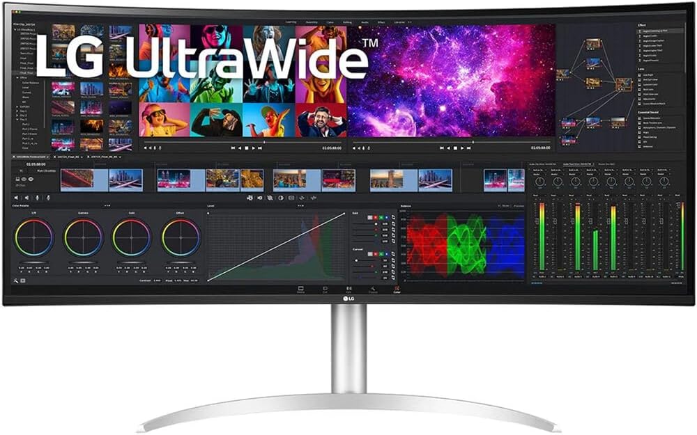 LG 40WP95C-W 39.7" UltraWide Curved 5K2K HDR Monitor