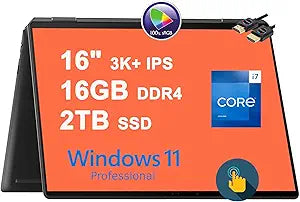 HP Spectre X360 16" 2-in-1 i7 Touch Laptop 2TB SSD