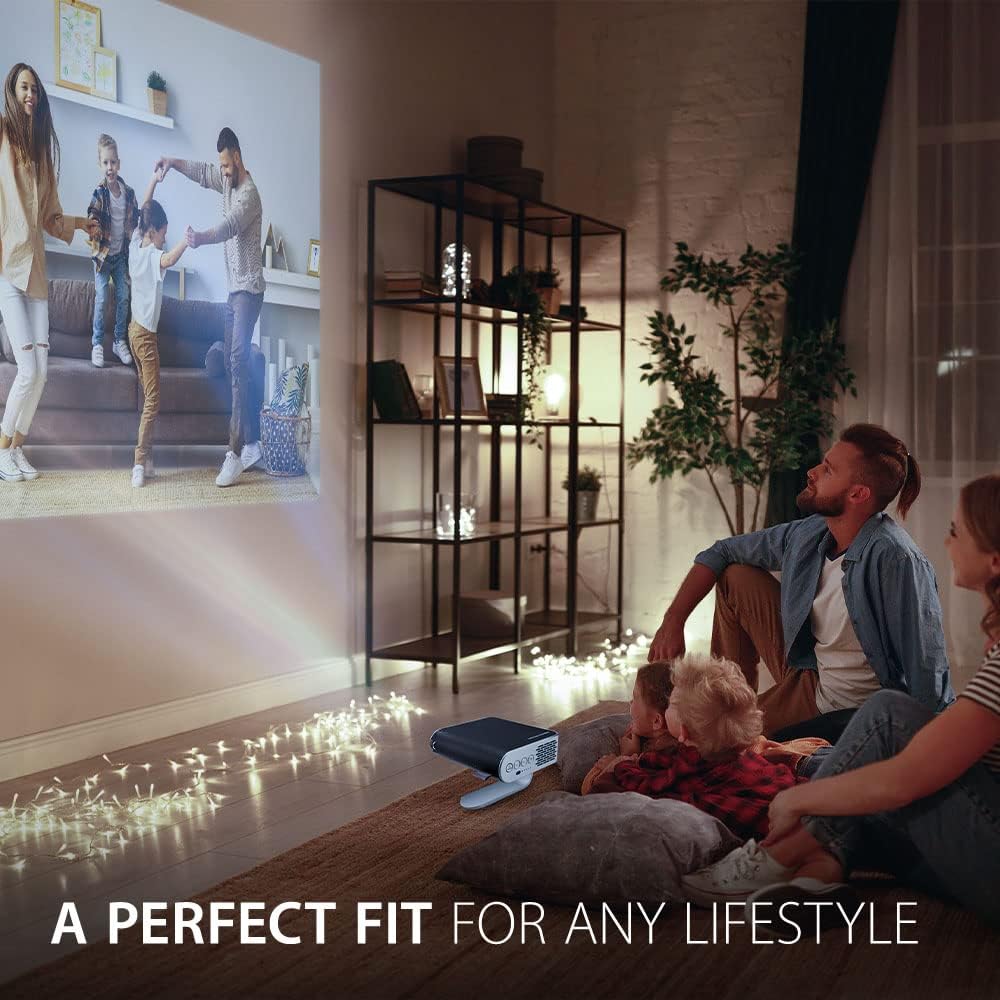 ViewSonic M1+-CR Portable Smart Wi-Fi Projector (Renewed)