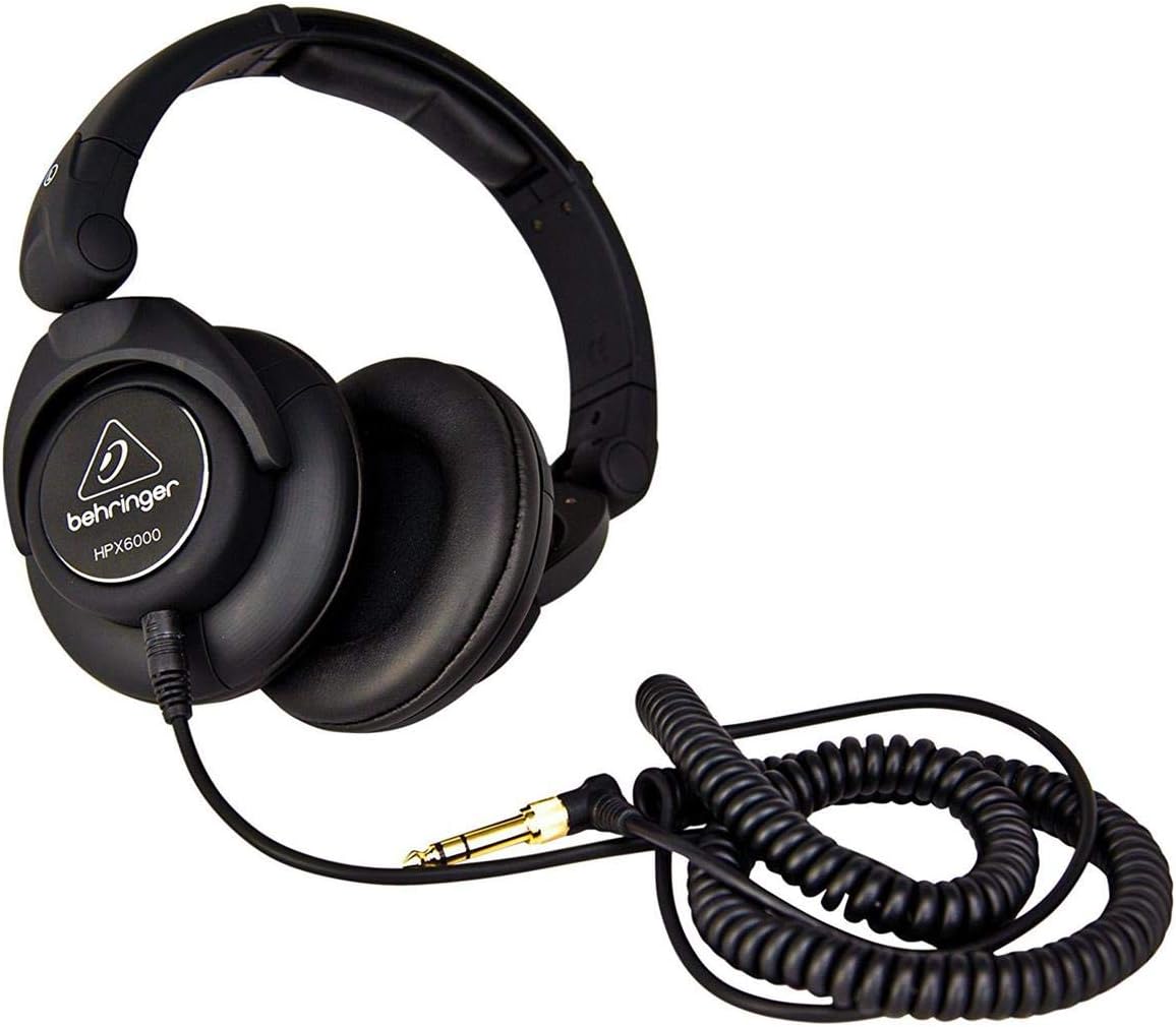 Behringer HPX6000 Professional DJ Headphones Black