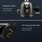 Sirui 103029 B-00K Camera Tripod Ball Head 22lbs