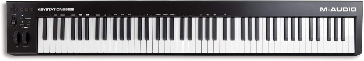 M-Audio Keystation 88 MK3 Semi-Weighted MIDI Keyboard