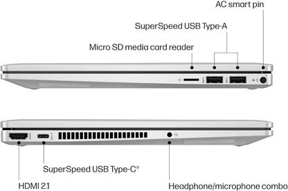 HP Pavilion x360 14" Touchscreen Laptop i5-1235U Bundle
