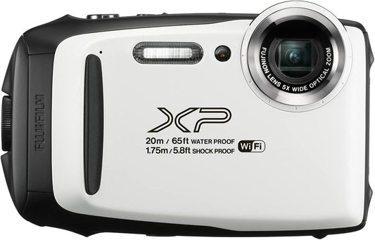 Fujifilm FinePix XP130 White Waterproof Digital Camera