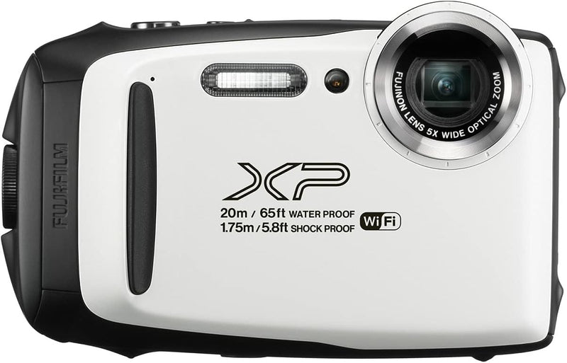 Fujifilm FinePix XP130 White Waterproof Digital Camera — main product image