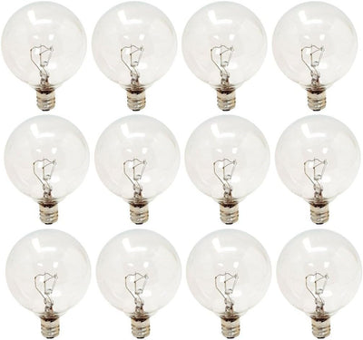 GE 43160-278127 Decorative Globe Bulbs - 40W, 12-Pack
